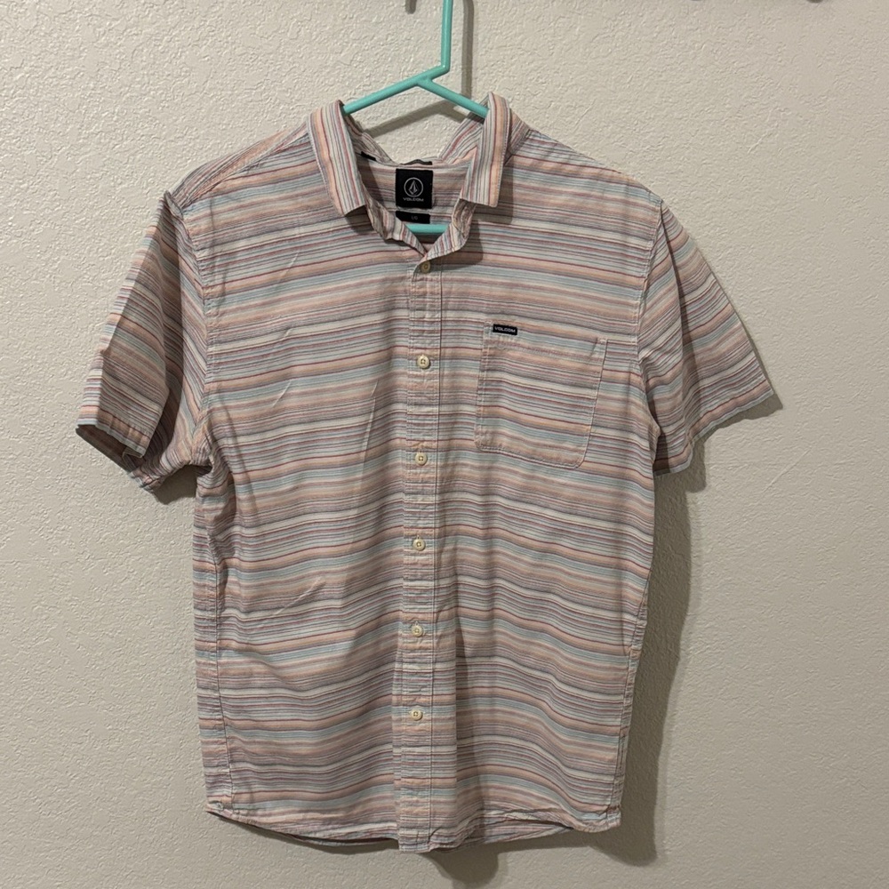 Volcom Multicolor Striped Casual Shirt